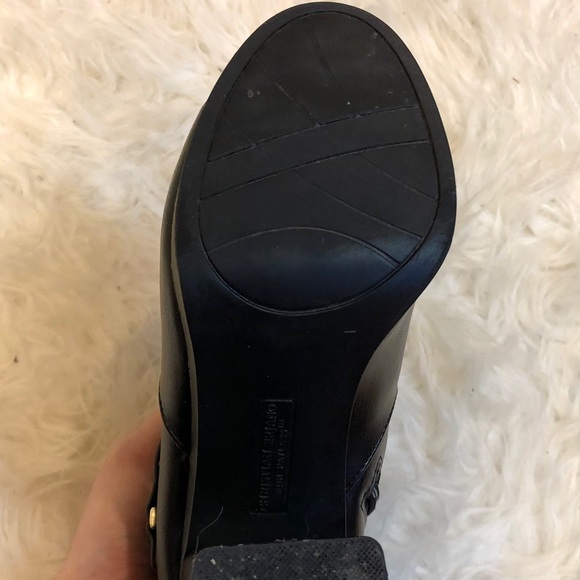 Christian Siriano Black Vegan Leather Shoes - Picture 5 of 5